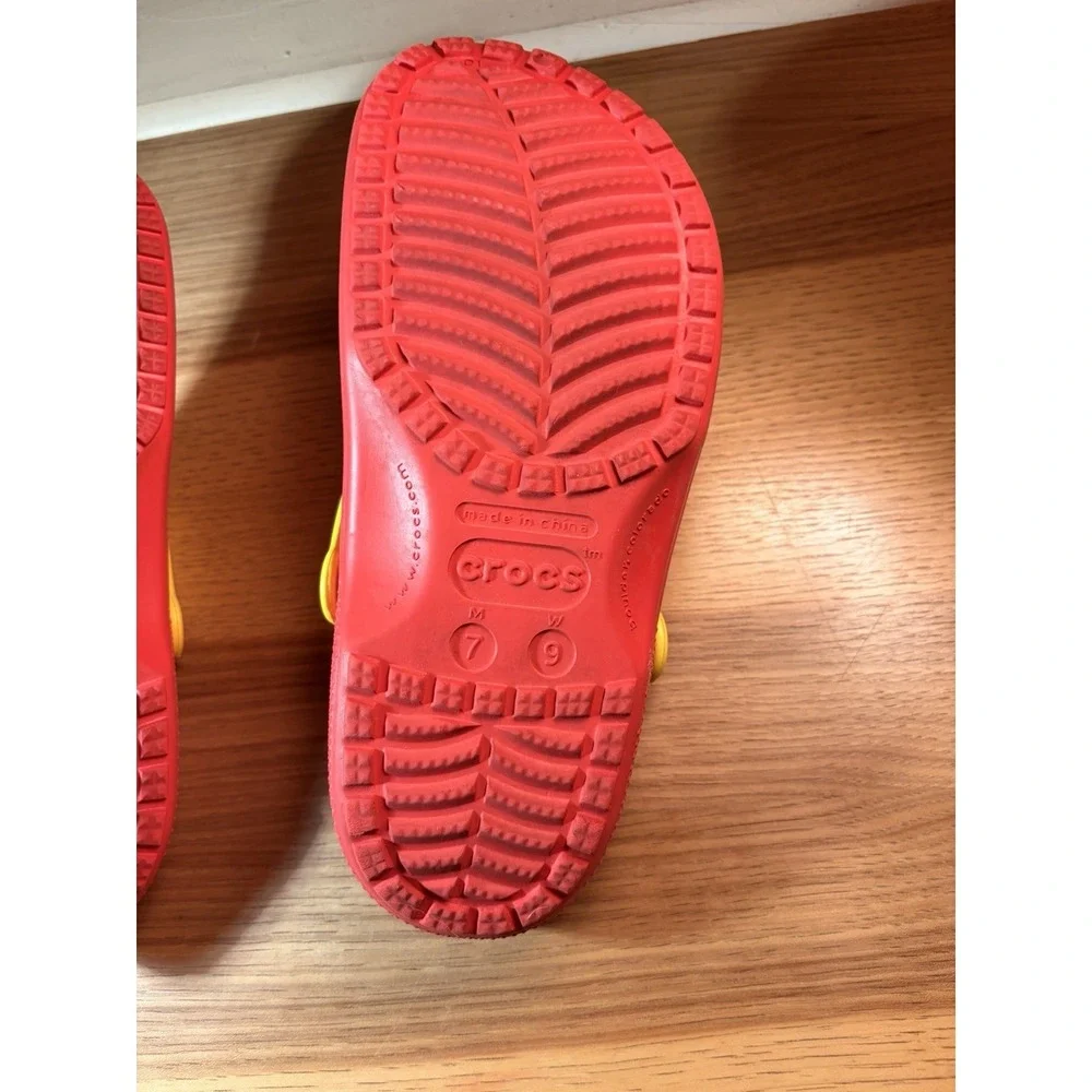 Crocs Lucky Charms Limited Edition Red Mens 7 Womens 9 Slip On